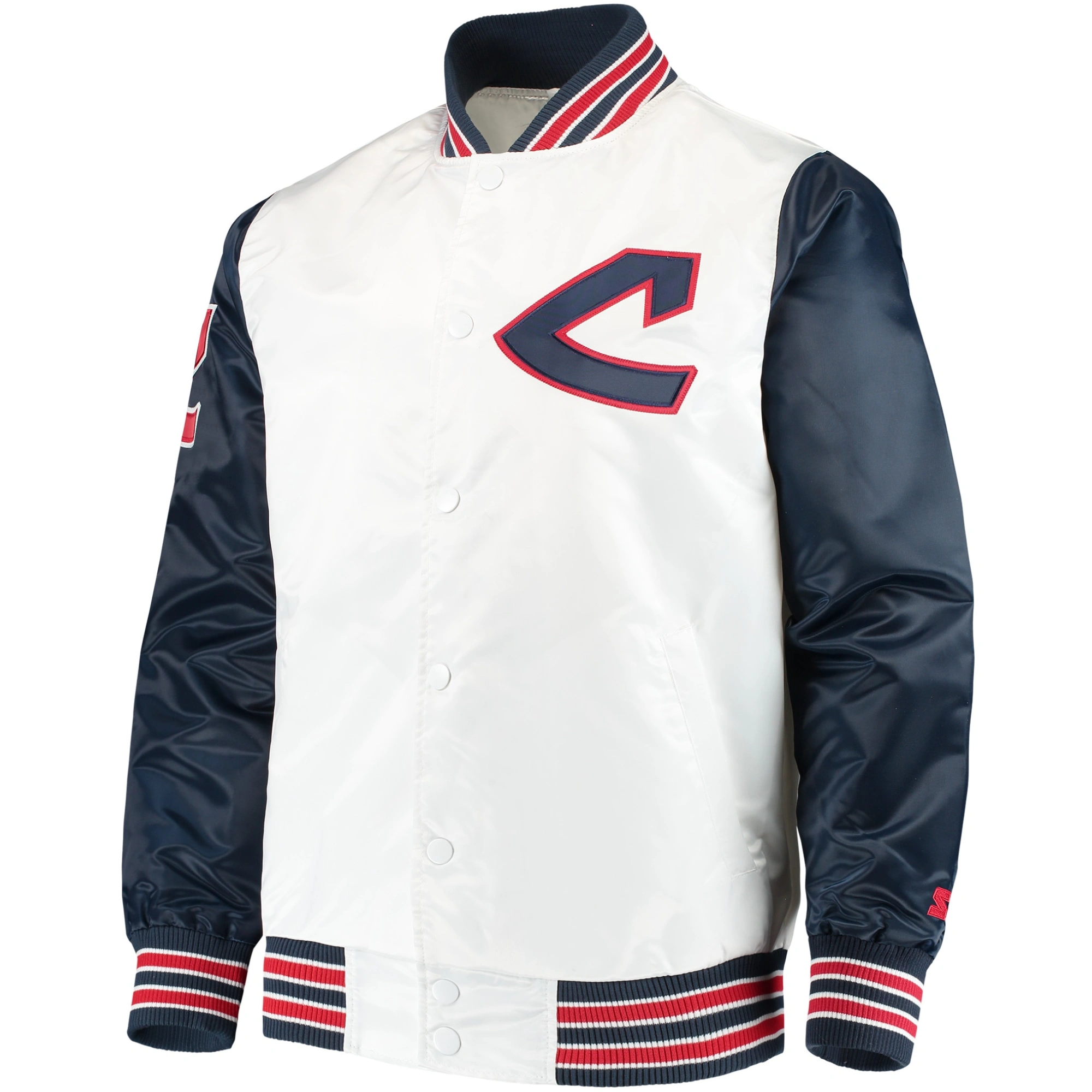 Cleveland Indians The Legend Satin Varsity Jacket