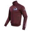 Colorado Avalanche Classic Burgundy Jacket 2