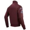 Colorado Avalanche Classic Burgundy Jacket 3