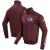 Colorado Avalanche Classic Burgundy Jacket 4