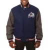 Colorado Avalanche Navy Varsity Jacket