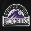 Colorado Rockies Retro Classic Black Wool & Leather Varsity Jacket 6