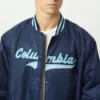 Columbia Lions A-Game Navy Blue Varsity Jacket 2