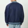 Columbia Lions A-Game Navy Blue Varsity Jacket 3