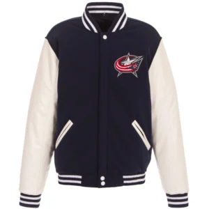 Columbus Blue Jackets Two Tone Fleece Jacket