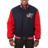 Columbus Blue Jackets Two Tone Jacket Navy Blue