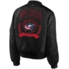 Columbus Blue Jackets Varsity Black Jacket 1