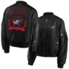 Columbus Blue Jackets Varsity Black Jacket 2
