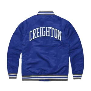 Creighton Bluejays Royal Blue Logo Varsity Jacket 1