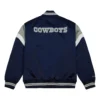 Dallas Cowboys Blue Stripe Varsity Jacket 1
