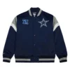 Dallas Cowboys Blue Stripe Varsity Jacket