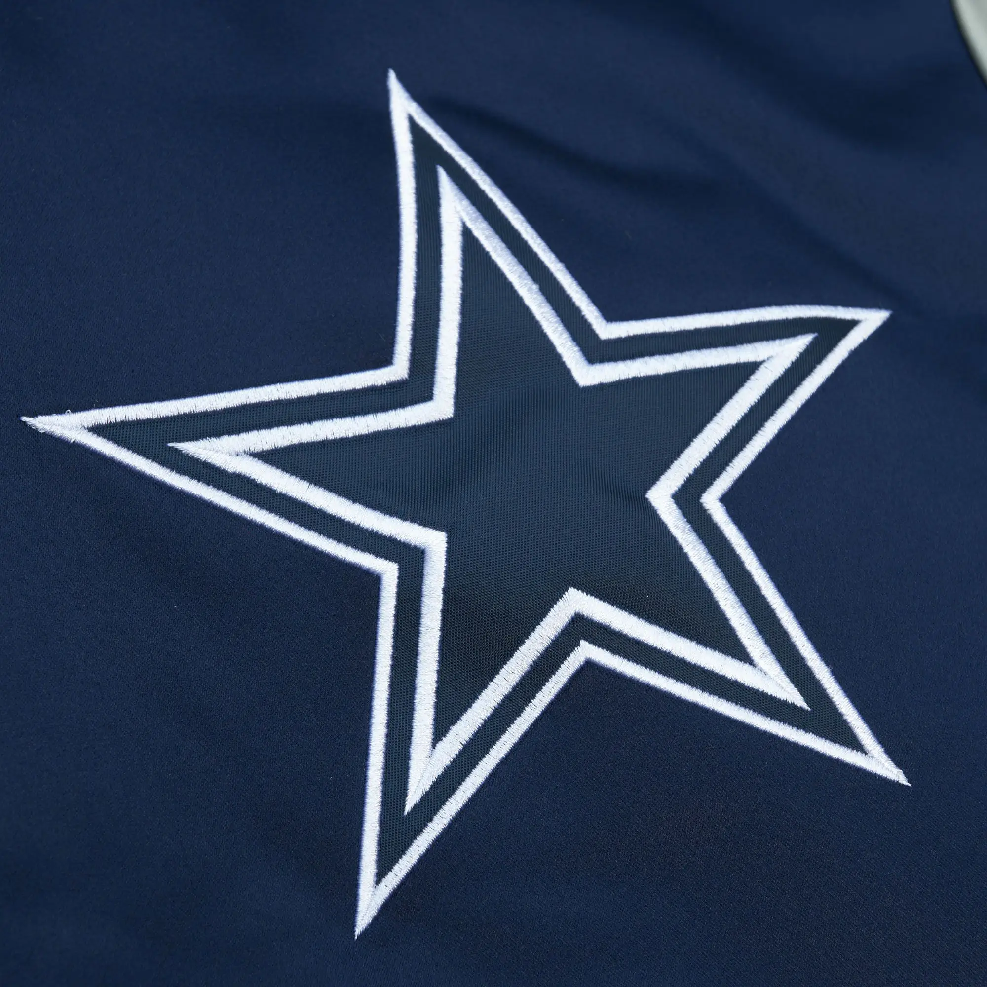 Dallas Cowboys Blue Stripe Varsity Jacket 2