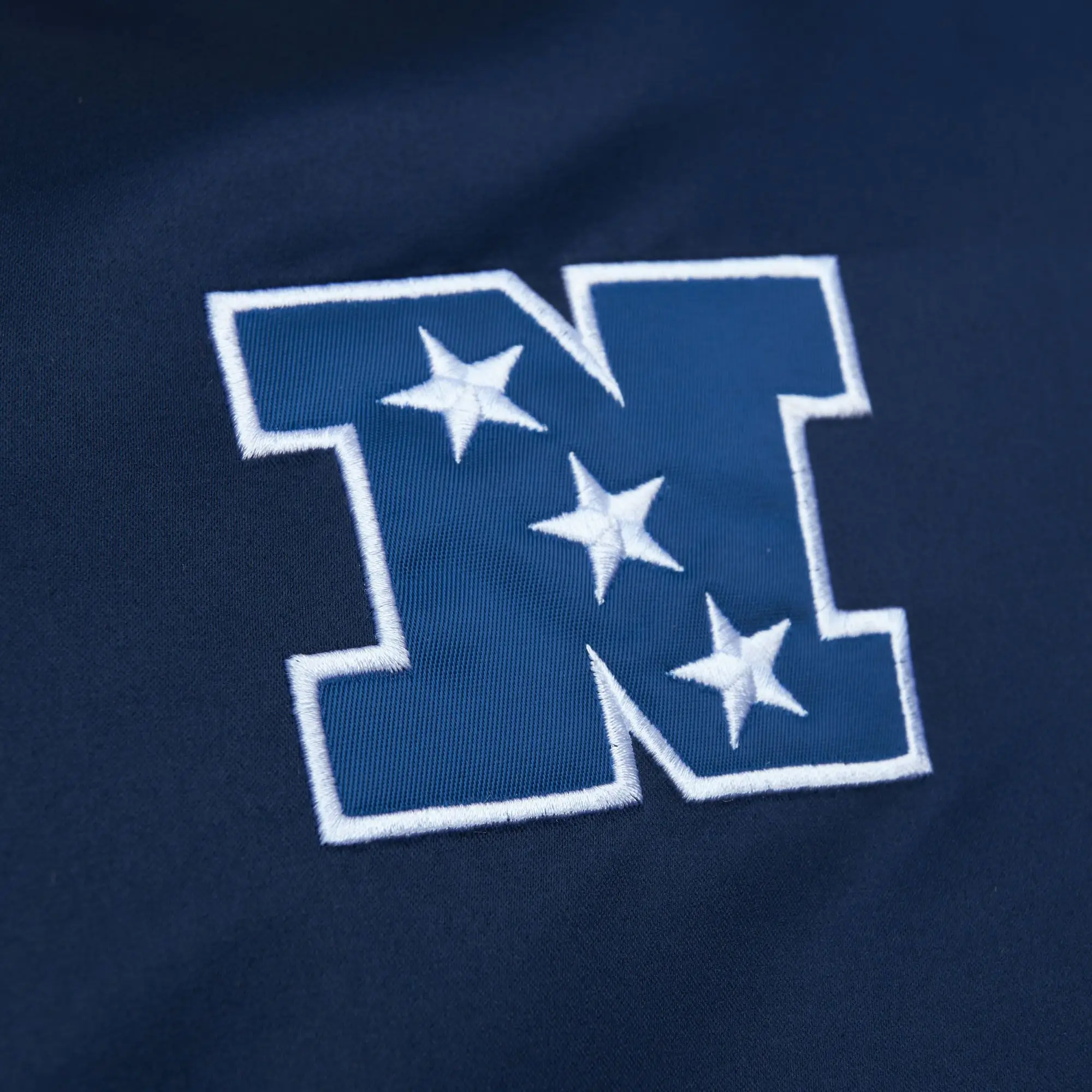 Dallas Cowboys Blue Stripe Varsity Jacket 3