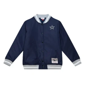 Dallas Cowboys Bomber Blue Varsity Jacket