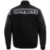 Dallas Cowboys Classic Rib Wool Varsity Jacket 1