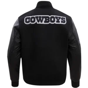 Dallas Cowboys Classic Rib Wool Varsity Jacket 1