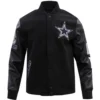 Dallas Cowboys Classic Rib Wool Varsity Jacket