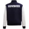 Dallas Cowboys Classic Varsity Navy Blue Jacket 1
