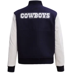 Dallas Cowboys Classic Varsity Navy Blue Jacket 1