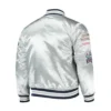 Dallas Cowboys Game Silver Varsity Jacket 1