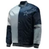 Dallas Cowboys Leader Navy Blue Varsity Jacket