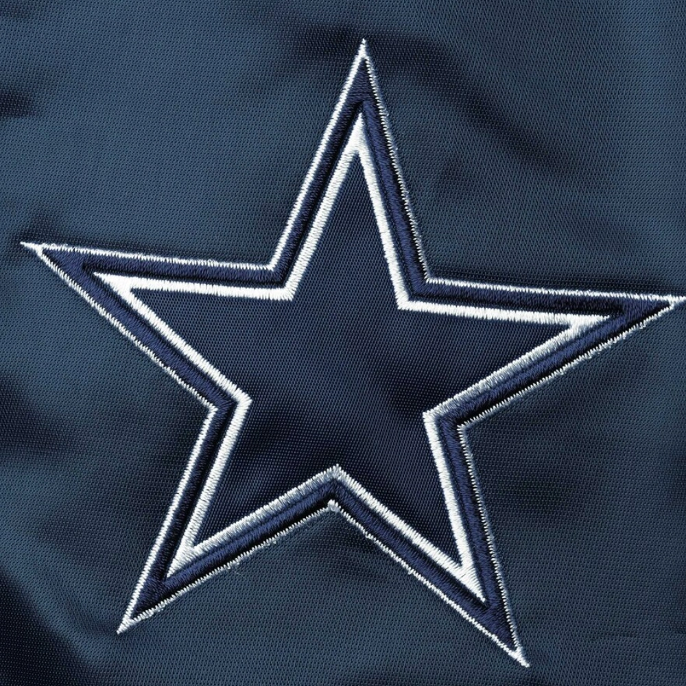 Dallas Cowboys Leader Navy Blue Varsity Jacket 2