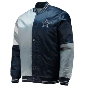 Dallas Cowboys Leader Navy Blue Varsity Jacket
