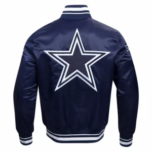 Dallas Cowboys Mashup Navy Blue Varsity Jacket 1