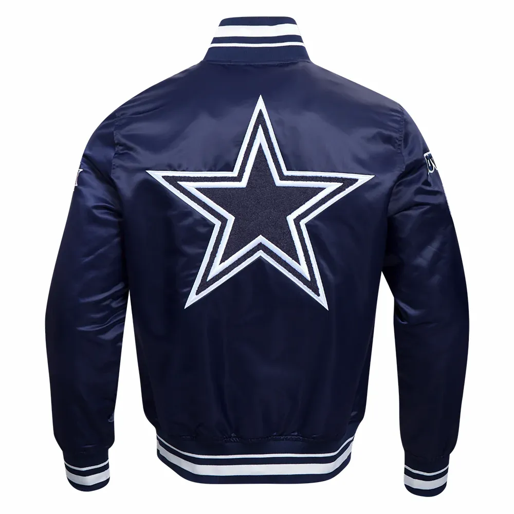 Dallas Cowboys Mashup Navy Blue Varsity Jacket 1