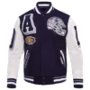 Dallas Cowboys Mashup Wool Navy Blue Varsity Jacket
