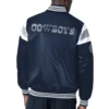 Dallas Cowboys Navy Blue Varsity Jacket 1