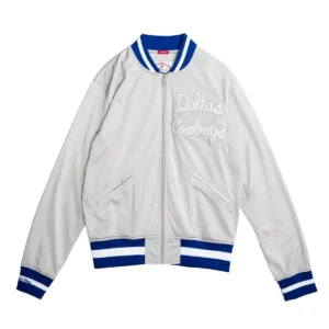 Dallas Cowboys Off White Varsity Jacket