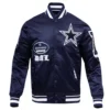 Dallas Cowboys Old English Navy Blue Varsity Jacket