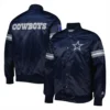 Dallas Cowboys Pick & Roll Navy Blue Varsity Jacket 3