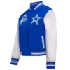 Dallas Cowboys Retro Classic Blue Varsity Jacket 2