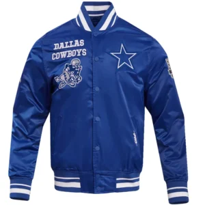 Dallas Cowboys Retro Classic Blue Varsity Jacket