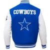 Dallas Cowboys Retro Classic Varsity Blue Jacket