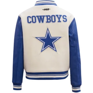 Dallas Cowboys Retro Classic Wool Varsity Jacket 1