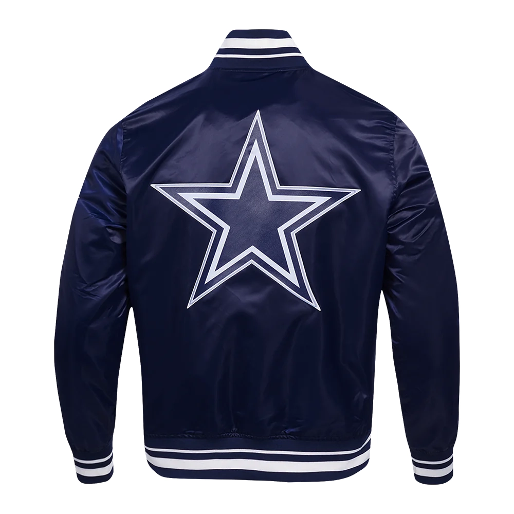 Dallas Cowboys Script Tail Navy Blue Jacket 1
