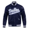 Dallas Cowboys Script Tail Navy Blue Jacket