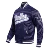 Dallas Cowboys Script Tail Navy Blue Jacket 2