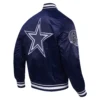Dallas Cowboys Script Tail Navy Blue Jacket 5