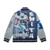 Dallas Cowboys Team Burst Satin Jacket 1