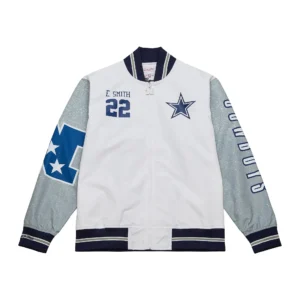 Dallas Cowboys Team Burst Satin Jacket