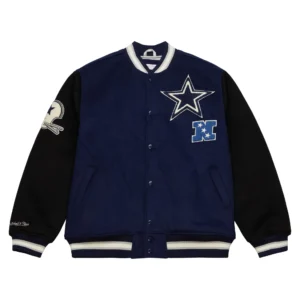 Dallas Cowboys Team Legacy Blue Varsity Jacket