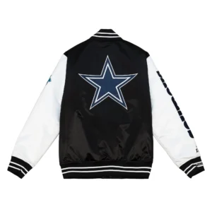 Dallas Cowboys Team Origins Blue Varsity Jacket 1
