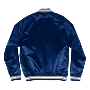 Dallas Cowboys Throwback Wordmark Varsity Blue Jacket 1