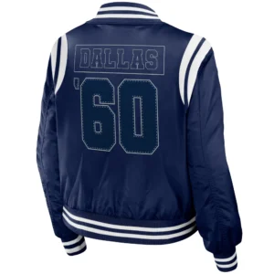 Dallas Cowboys Varsity Satin Jacket 1