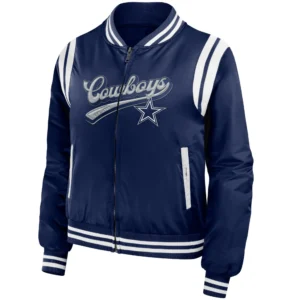 Dallas Cowboys Varsity Satin Jacket