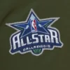 Dallas Mavericks Flight Bomber Olive Varsity Jacket 3